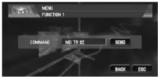 PIONEER AVIC-N3 - Operate the external unit by using FUNCTION 1 - FUNCTION 4 - 1