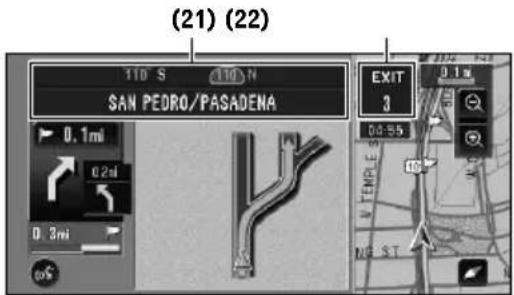 PIONEER AVIC-N3 - Display during freeway driving - 2
