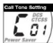 COBRA MicroTalk PR2702VP - Five Call Tone Settings - 2