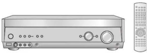 PANASONIC SA-XR58 - AV Control Receiver - 1