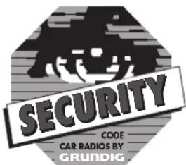 SECURITY CODE CAR RADIOS BY GRUNDIG