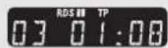 GRUNDIG WKC 1705 RDS - Switching the display - 2