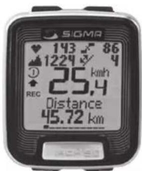 SIGMA 143 86 1224 4 25,4 km/h REC Distance 45.72 km