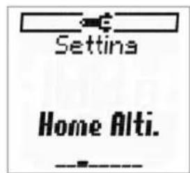 Settings Home Alti.