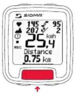 SIGMA 145 95 207 2 25,4 km/h REC Distance 0.75 km