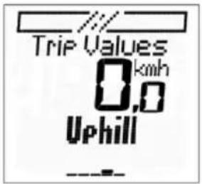 Trip Values 0 km/h Uphill