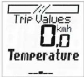 Trip Values 0 km/h Temperature