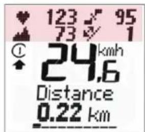 123 95 73 1 24 km/h 24,6 Distance 0.22 km