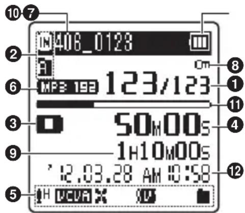 10 7 2 406_0123 A MP3 192 123/123 50m00s 1H10m00s '12.03.28 AM 10:58 12