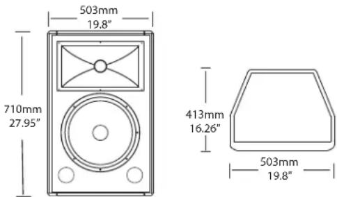 503mm 19.8" 710mm 27.95" 413mm 16.26" 503mm 19.8"