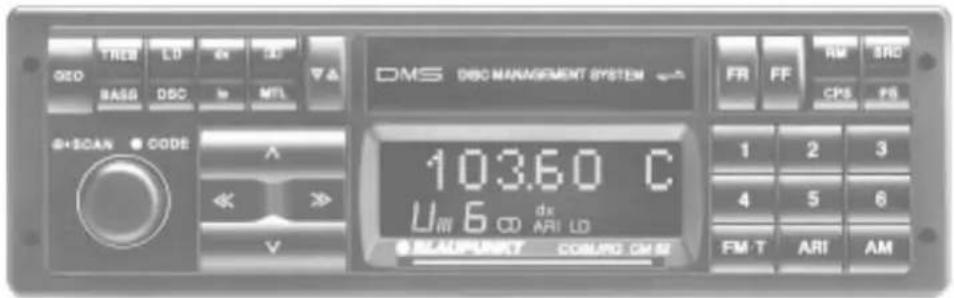 TREB LD 20 QEO BASG DSC MTL DMS DISC MANAGEMENT SYSTEM FR FF AM SRC FPS +SCAN CODE 103.60 C Um 6 dx ARI LD V 1 2 3 4 5 6 FMT ARI AM
