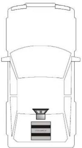 Crunch GTR 640.4 - 1-Channel-Mode: 1 Subwoofer / Mono bridged - 1
