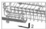 BOMANN GSP 852 - Adjusting the upper basketAdjusting the upper basket - 2
