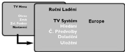 PHILIPS 37PF5320 - Ruční ladění - 1