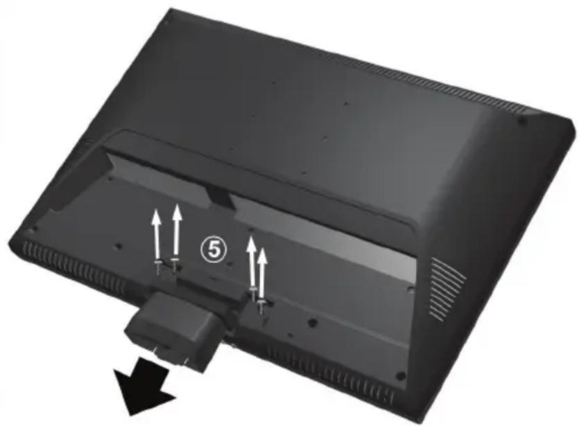 BENQ MK2442 - Disconnecting the base and arm - 2