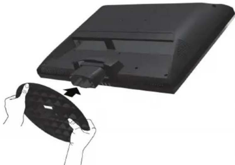 BENQ MK2442 - Follow the instructions below to install the TV stand: - 2