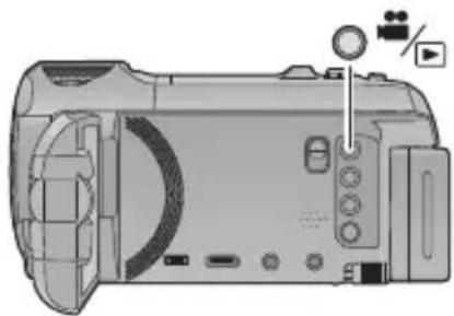 PANASONIC HC-V730 - Přepínání tohoto přístroje mezi režimy záznamu a přehrávání - 1