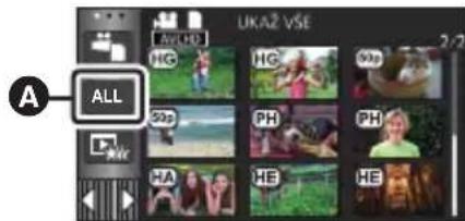 PANASONIC HC-V730 - Dotkněte se ikony volby data. (→ 21) - 1