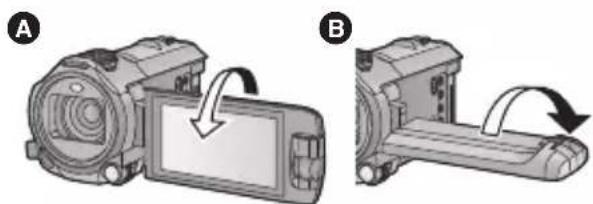PANASONIC HC-V730 - Názvy a funkce hlavních částí - 7