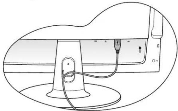 BENQ nScreen i221 - Connecting the keyboard - 4