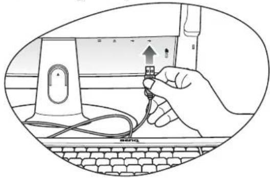 BENQ nScreen i221 - Connecting the keyboard - 1