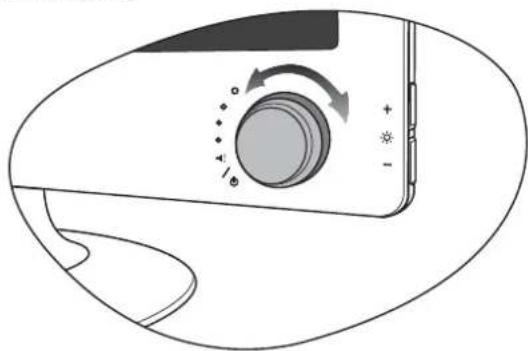 BENQ nScreen i221 - Adjusting the volume - 1