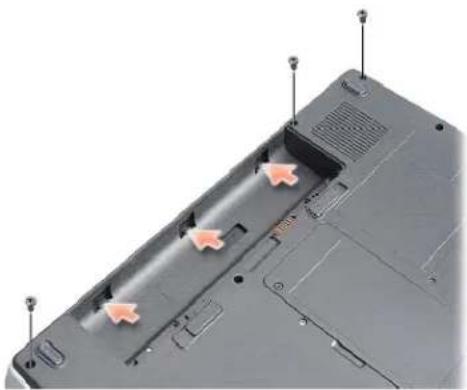 DELL Vostro A840 - Odebrání krytu středního ovládacího panelu - 1