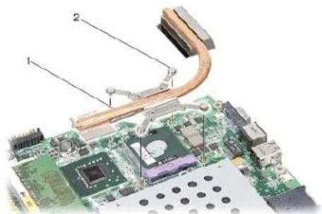 DELL Vostro A840 - Demontáž chladiče procesoru - 1