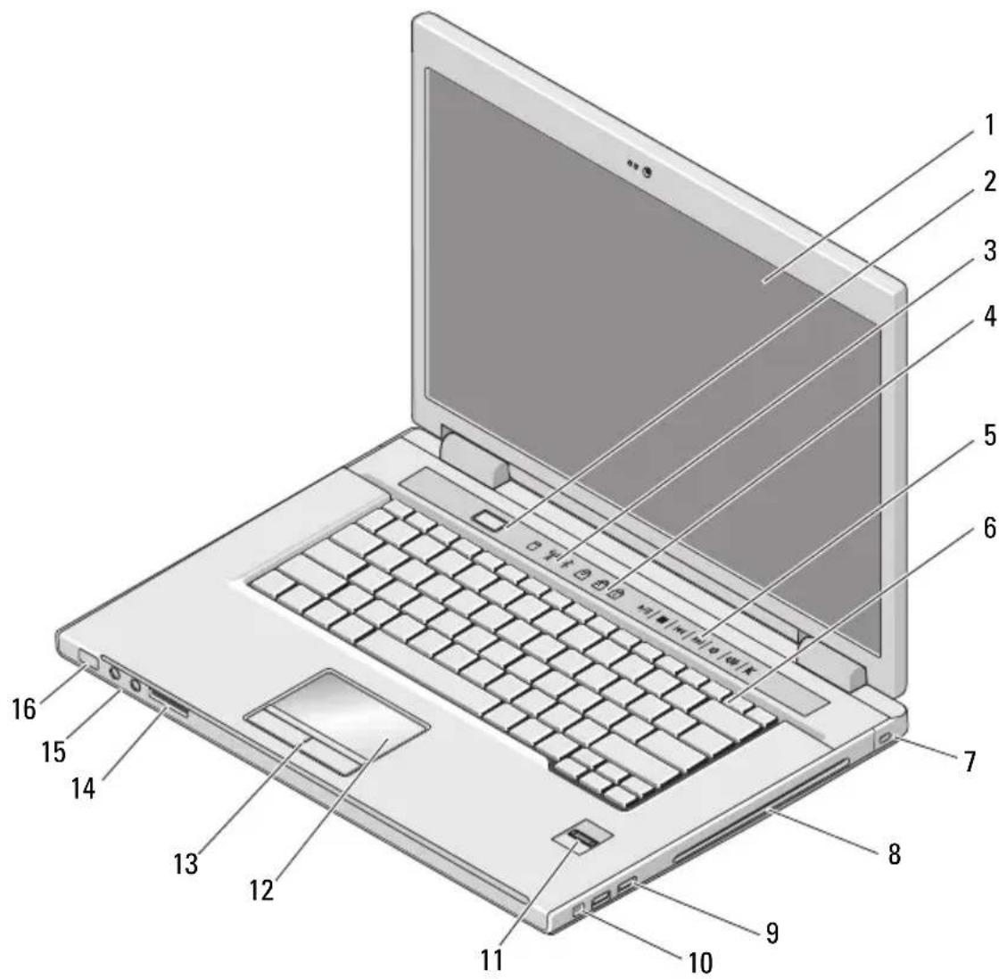 DELL Vostro 1310 - Čelní pohled - 2