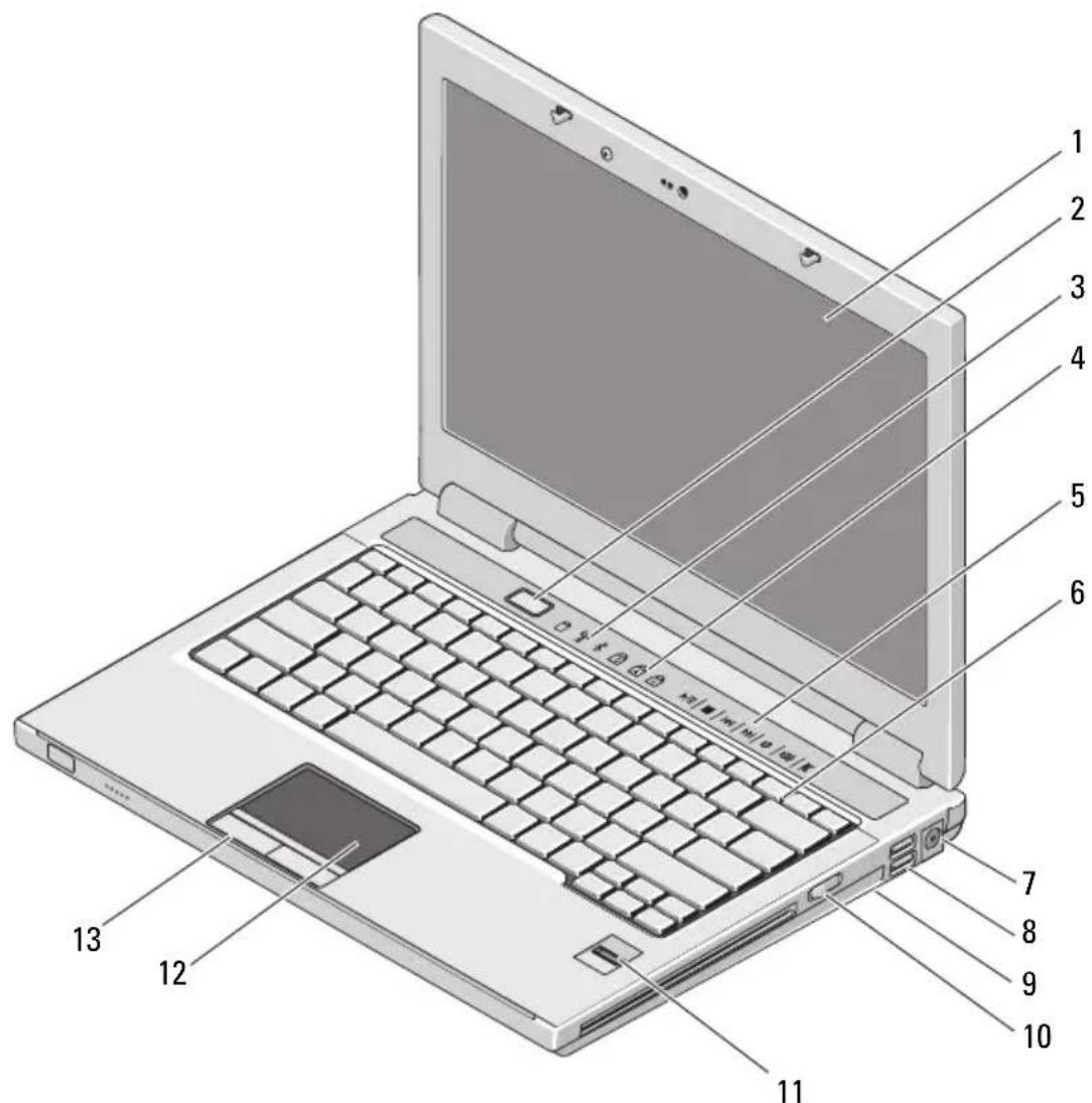 DELL Vostro 1310 - Čelní pohled - 1