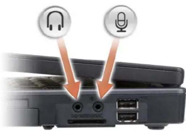 DELL Vostro 1000 - AUDIO KONEKTORY - - 1