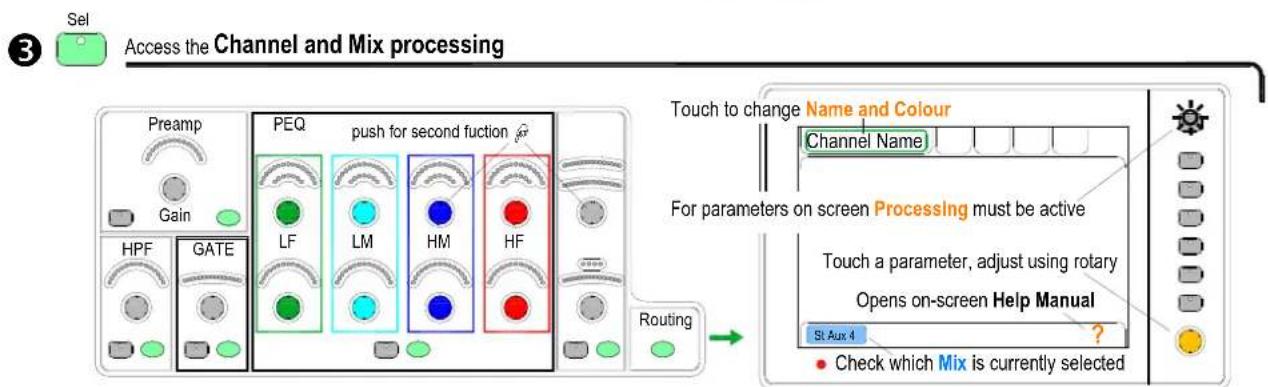ALLEN & HEATH GLD Digital Audio Mixing System - Step7 Recall your settings - 11