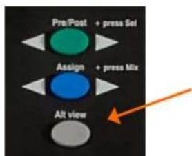 Pre/Post + press Sel Assign + press Mix Alt view