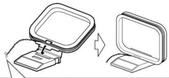 JVC CA-DD3 - AM loop antenna (supplied) - 1
