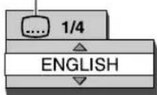 JVC CA-DD3 - TV screen (example for the subtitle language) - 2