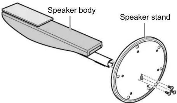 Speaker body Speaker stand