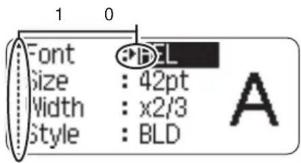 Font Size : 42pt Width : x2/3 Style : BLD A