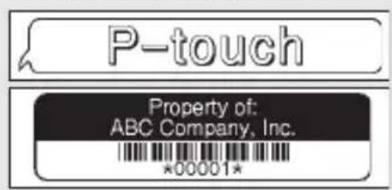 P-touch Property of: ABC Company, Inc. *00001*