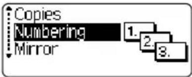BROTHER P-Touch 2710 - Auto-numbering Labels - 1