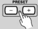 ONKYO T-4555 - Selecting Presets - 2