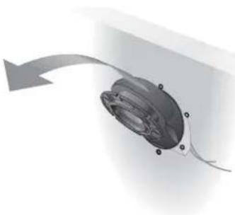 BOSE 131 Marine - B Installation from the front of the bulkhead - 12