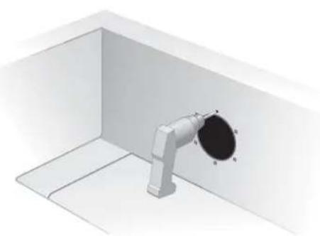 BOSE 131 Marine - Installation from the rear of the bulkhead - 11