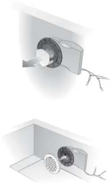 BOSE 131 Marine - Installation from the rear of the bulkhead - 17