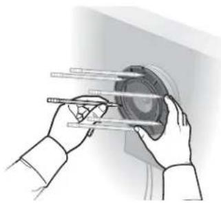 BOSE 131 Marine - B Installation from the front of the bulkhead - 11