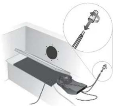 BOSE 131 Marine - Installation from the rear of the bulkhead - 13