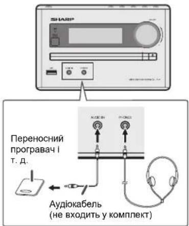 SHARP Переносний програмач і Т. Д. Аудіокабель (не входить у комплект)