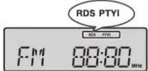 RDS PTYI RDS PTYI F:1 88:00 MHz