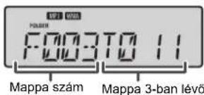 SHARP XL-UR14H - ■MP3/WMA lemez lejátszása aktív mappa módban - 2