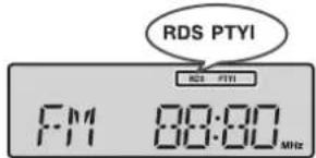 RDS PTYI RDS PTYI F:11 80:00 MHz