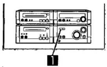Diagram of a dual-chamber electronic device with labeled ports and indicator lights